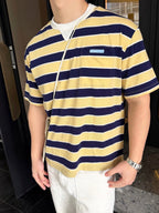 2026 New GS Striped Short-Sleeved T-Shirt with Pockets (CC952-A20)