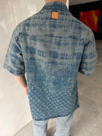 2026 New GS Logo Denim Short-Sleeve Shirt (BB773-B40)