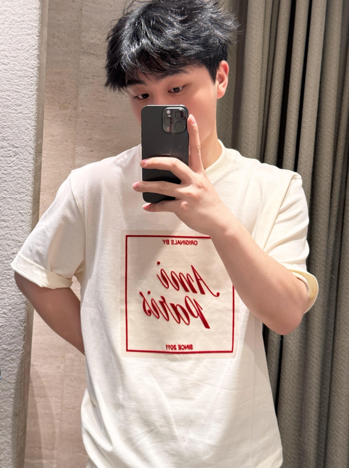 2026 New GS  Retro Print Short-Sleeved T-Shirt (BB806-A15)