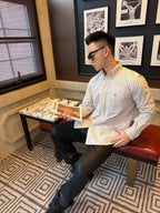 2026 New RL Embroidered Check Shirt (CC951-B35)