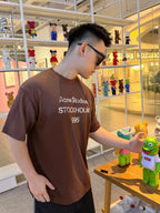 2026 New GS Short-Sleeved T-Shirt with Distressed Printed Logo (CC953-A15)