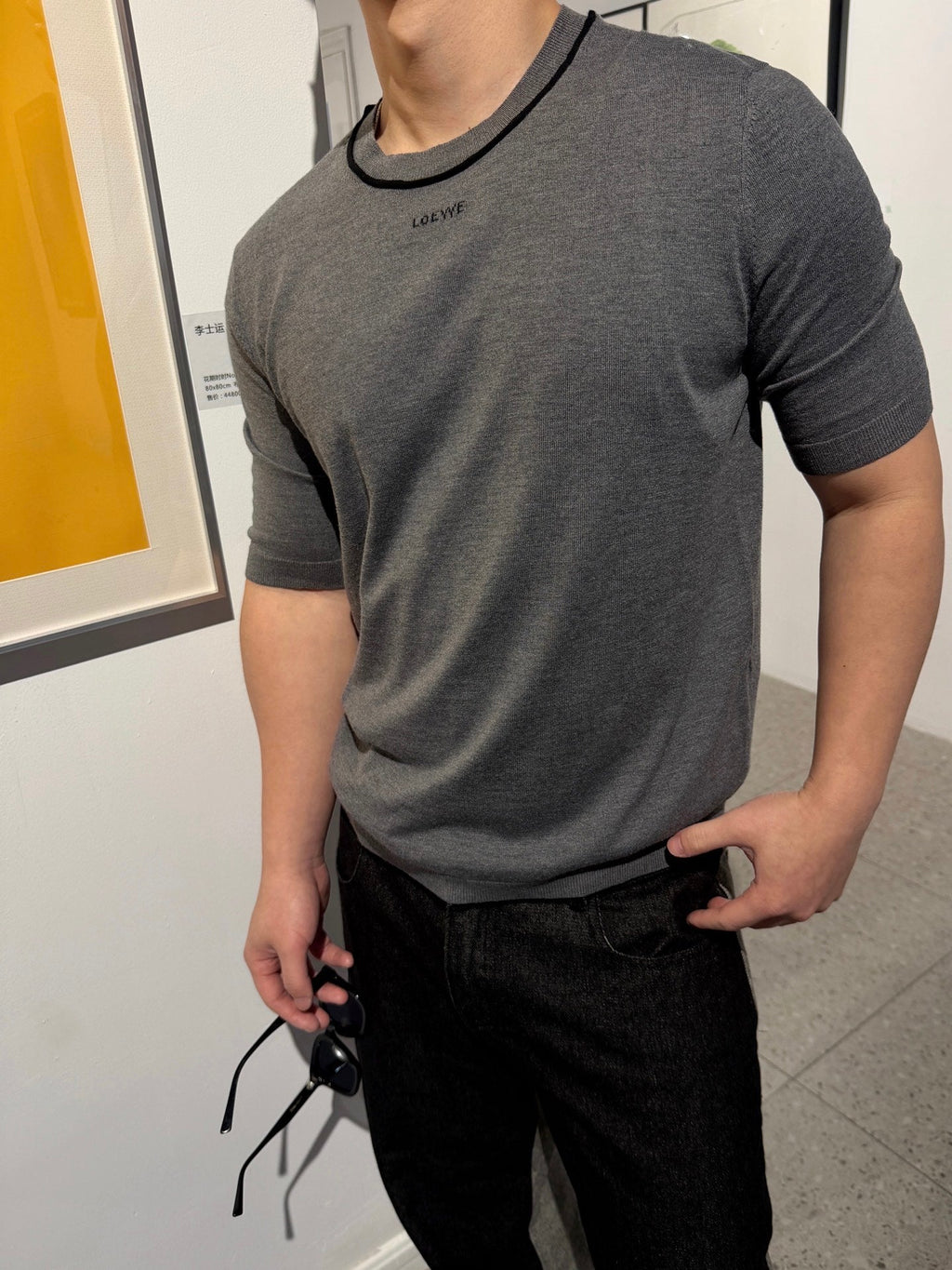 2026 New GS Jacquard Short-Sleeve Sweater (CC957-A45)