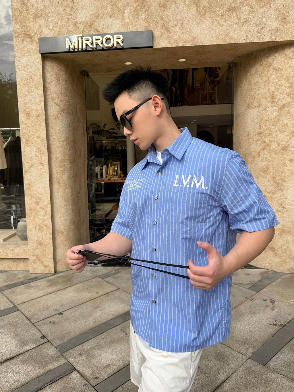 2026 New GS Logo Pocket Short-Sleeve Shirt (BB805-A85)