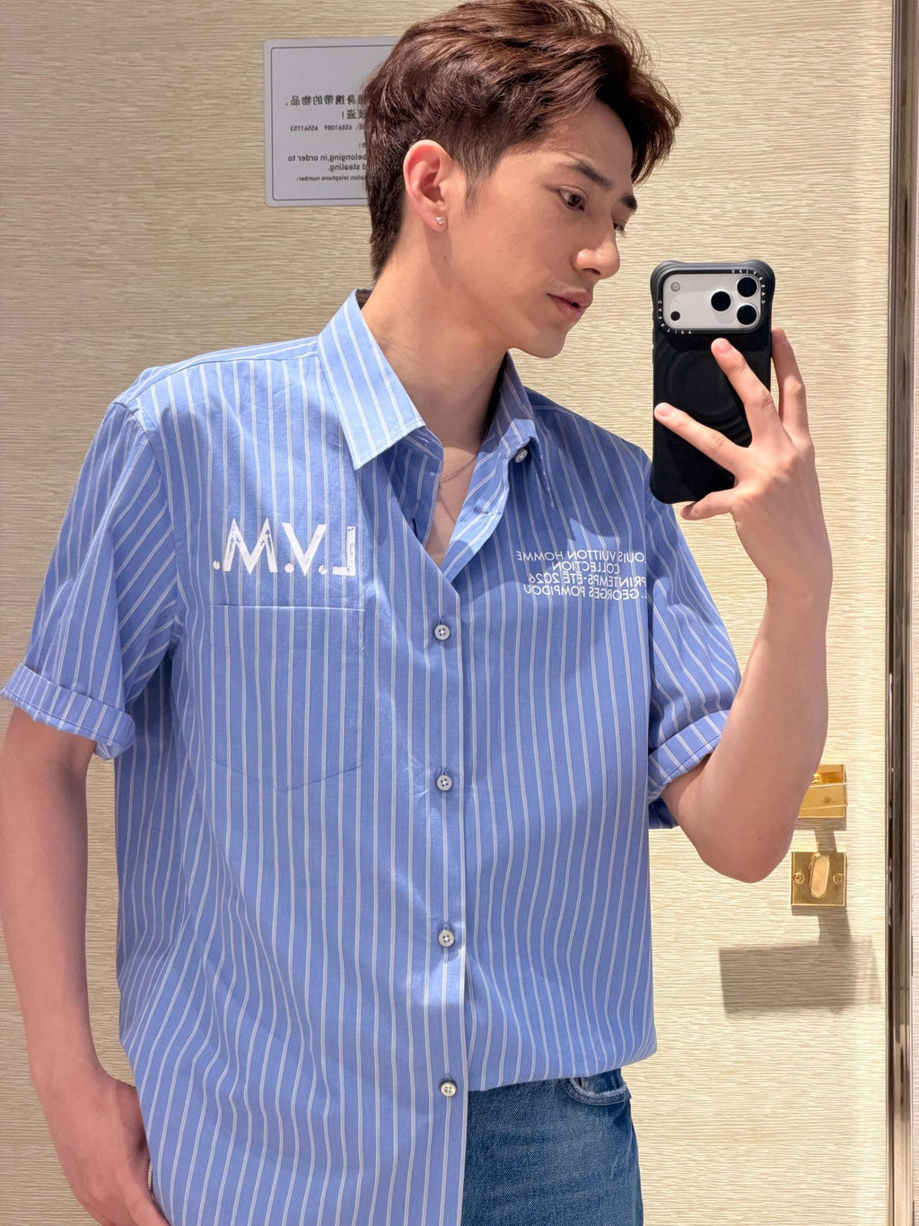 2026 New GS Logo Pocket Short-Sleeve Shirt (BB805-A85)