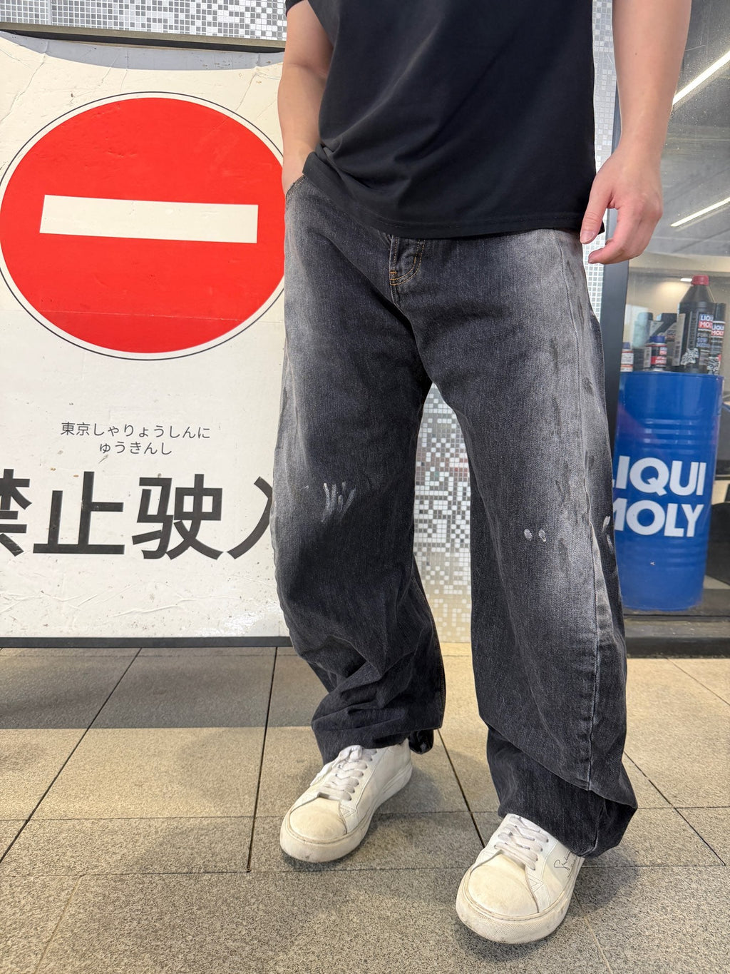 2026 New GS Splatter-Washed Distressed Jeans (BB802-B65)