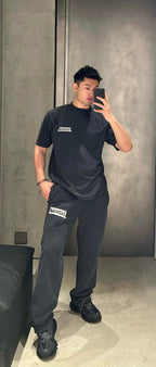 2026 New Model GS Distressed Printed Letter Pants (BB748-B25)