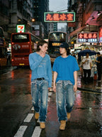 2026 New GS Optical Illusion Print Dyed Jeans (CC961-C05)