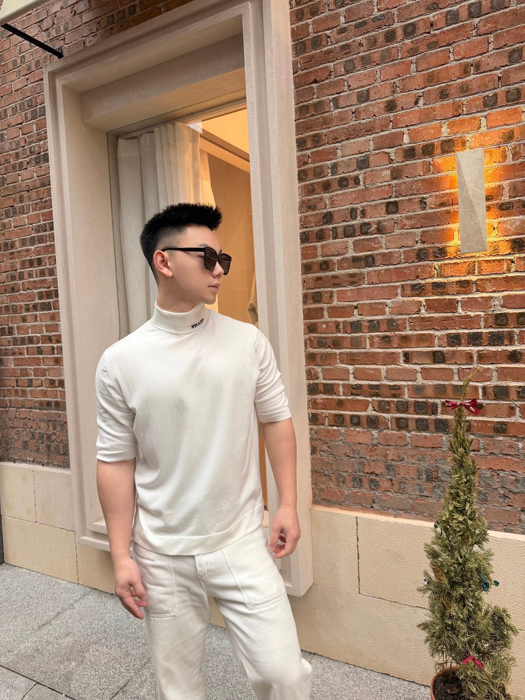 2026 New GS Jacquard Short-Sleeved Jumper (AA574-A40)