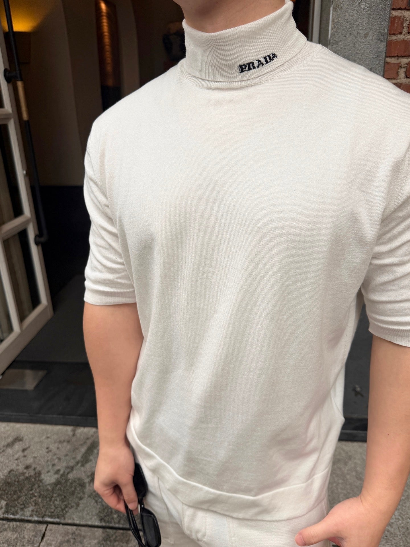 2026 New GS Jacquard Short-Sleeved Jumper (AA574-A40)
