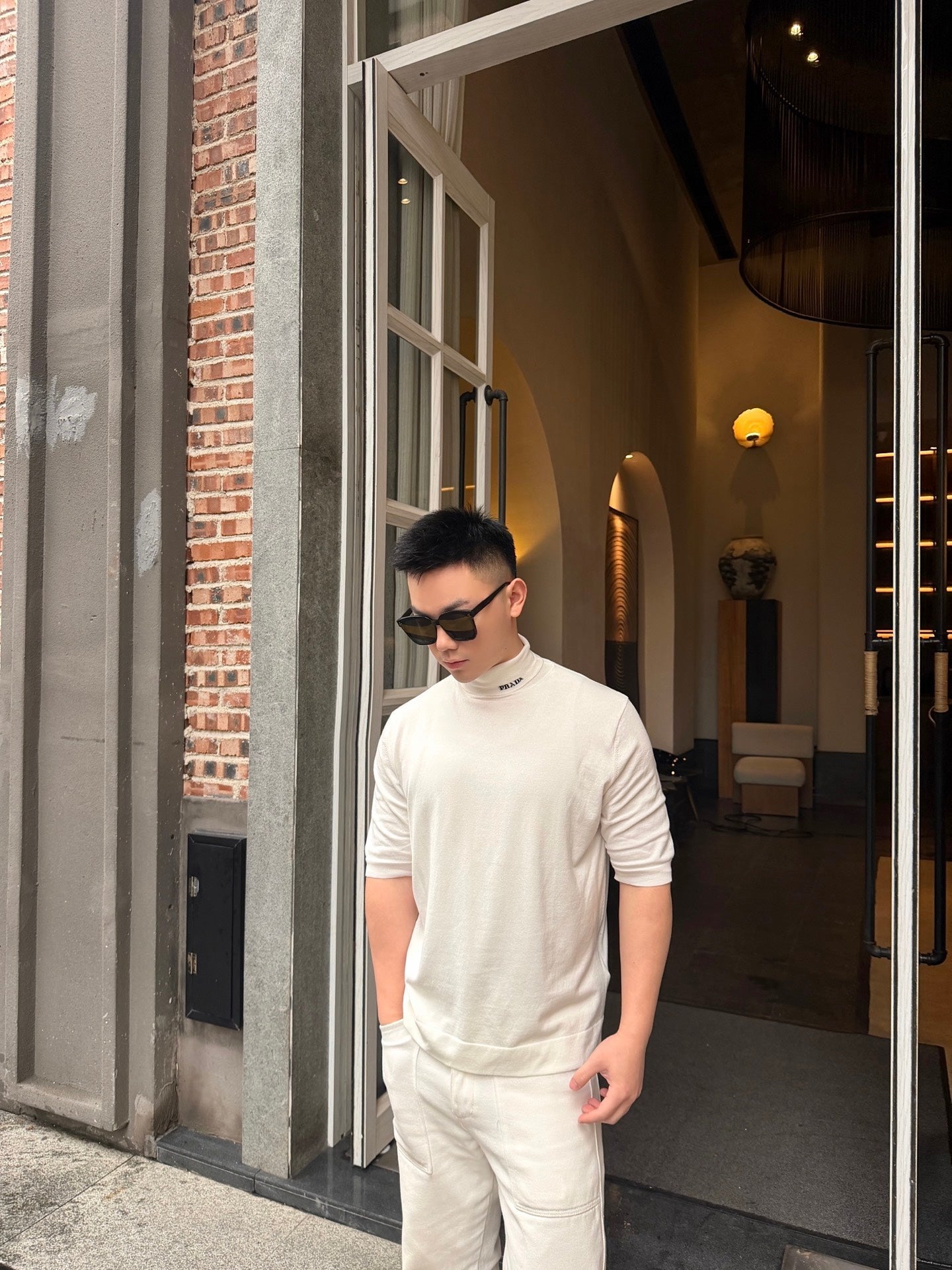 2026 New GS Jacquard Short-Sleeved Jumper (AA574-A40)