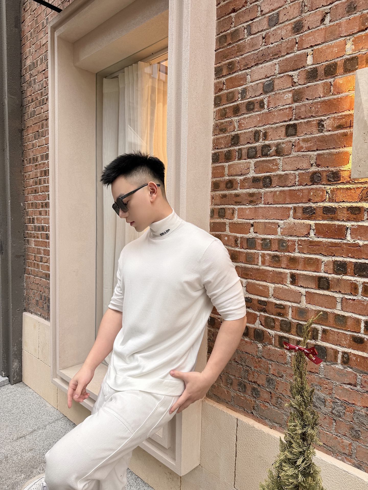 2026 New GS Jacquard Short-Sleeved Jumper (AA574-A40)