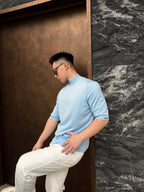 2026 New GS Jacquard Short-Sleeved Jumper (AA575-A40)