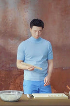 2026 New GS Jacquard Short-Sleeved Jumper (AA575-A40)