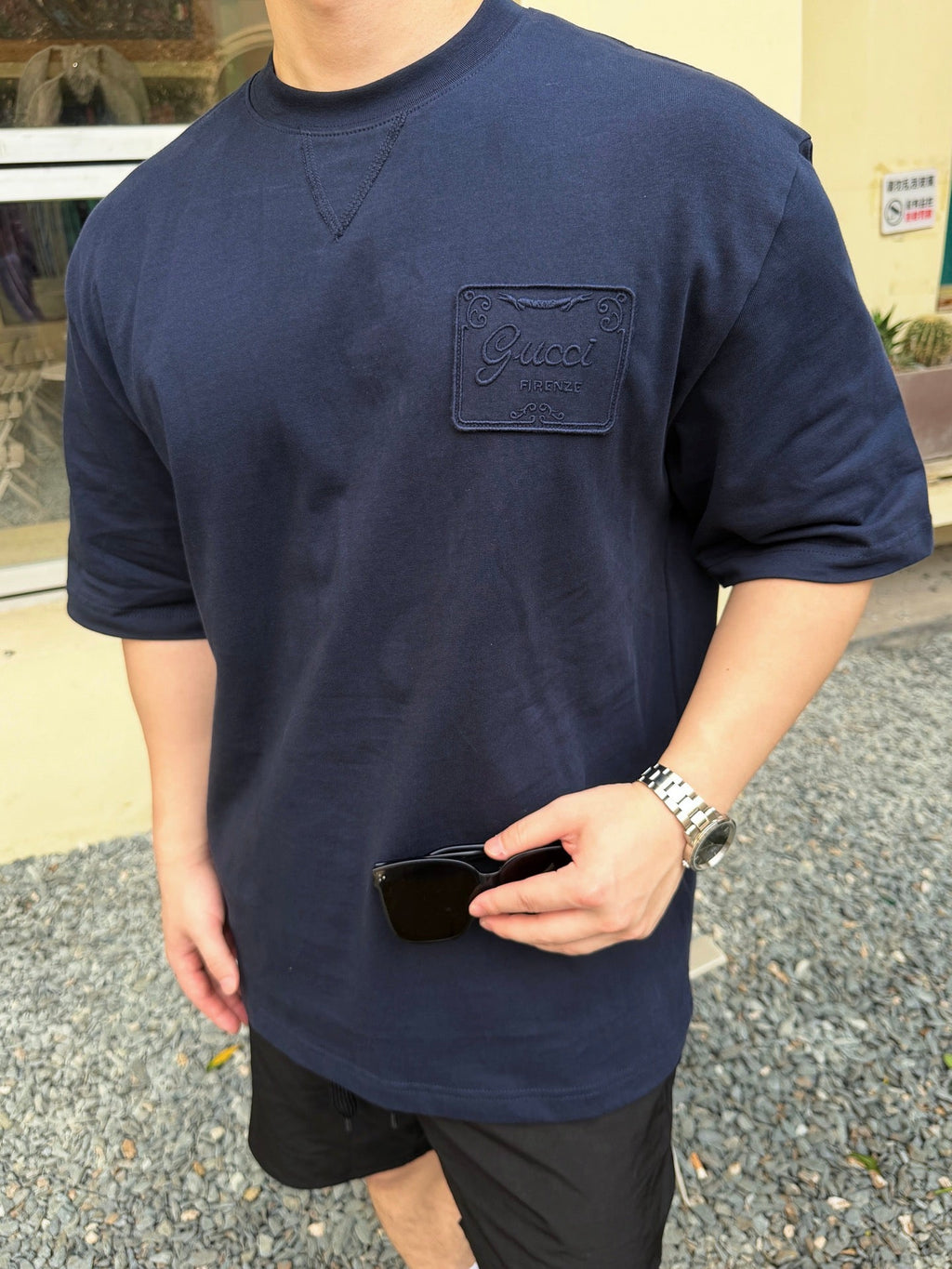 2026 New GS Embroidered Short-Sleeved T-Shirt (AA565-A15)