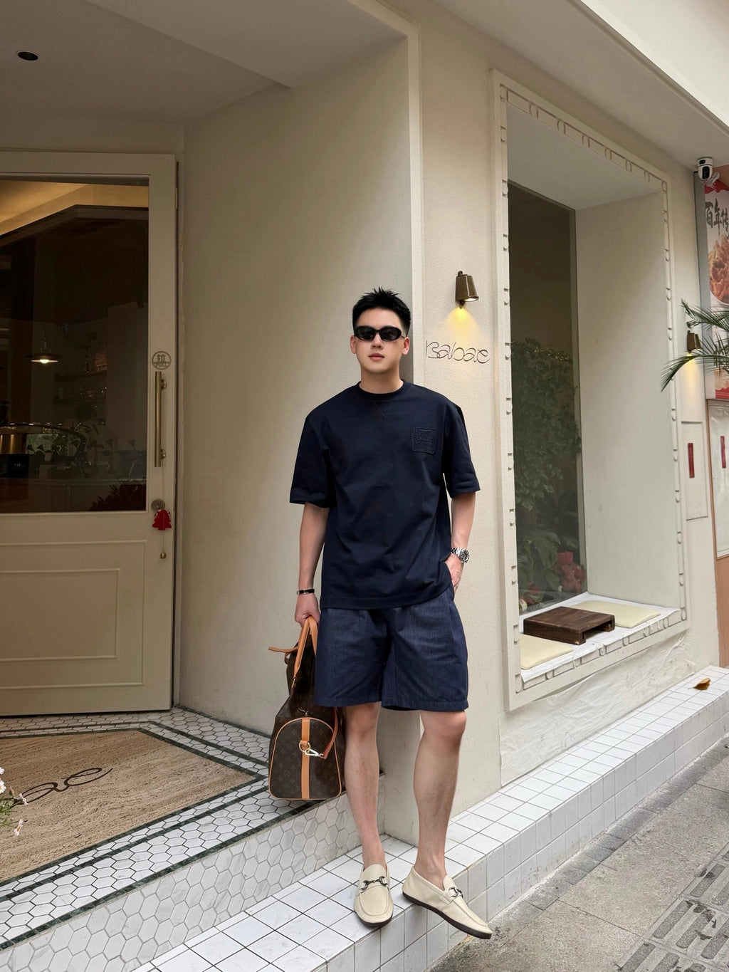 2026 New GS Embroidered Short-Sleeved T-Shirt (AA565-A15)