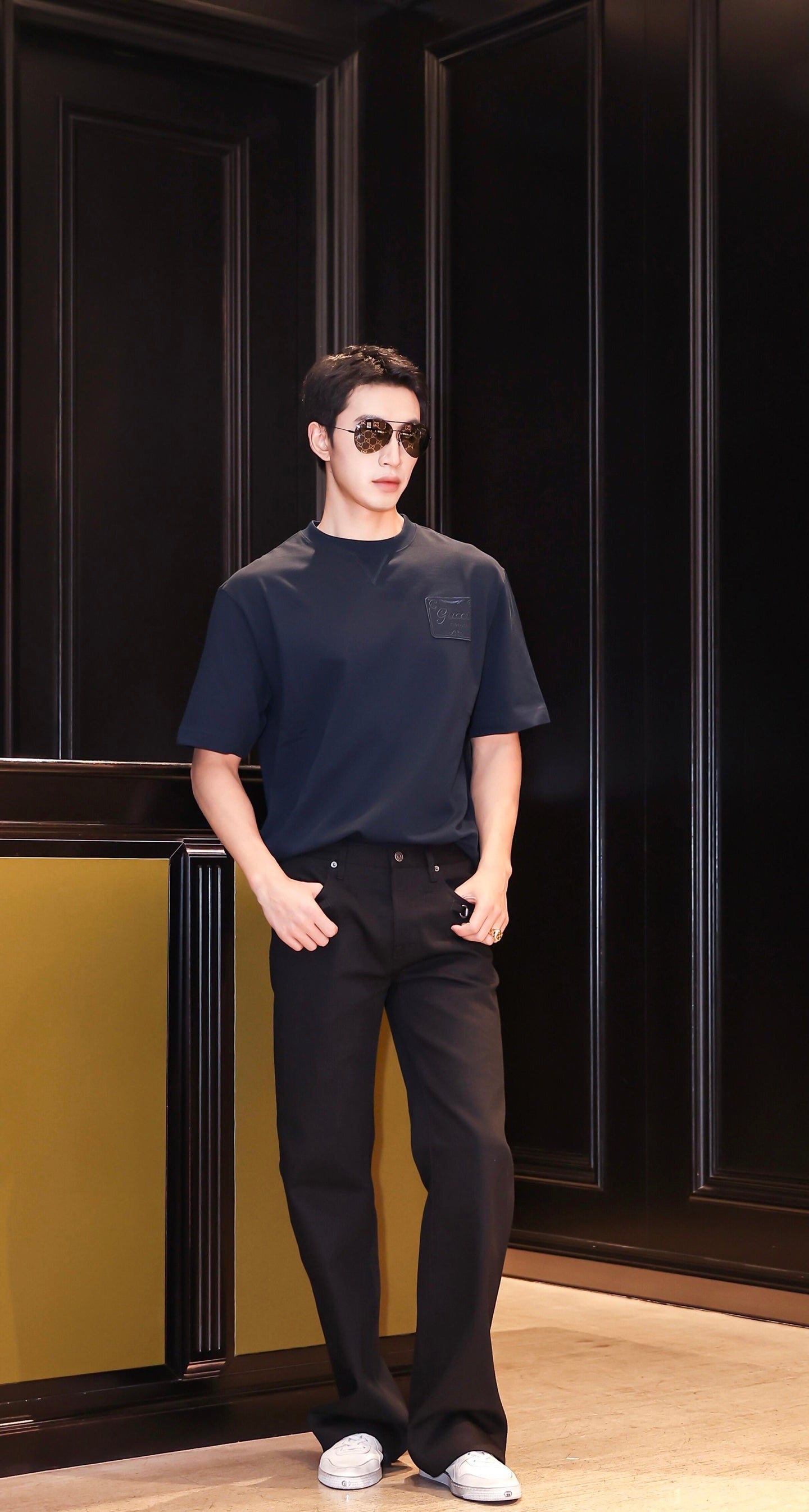 2026 New GS Embroidered Short-Sleeved T-Shirt (AA565-A15)