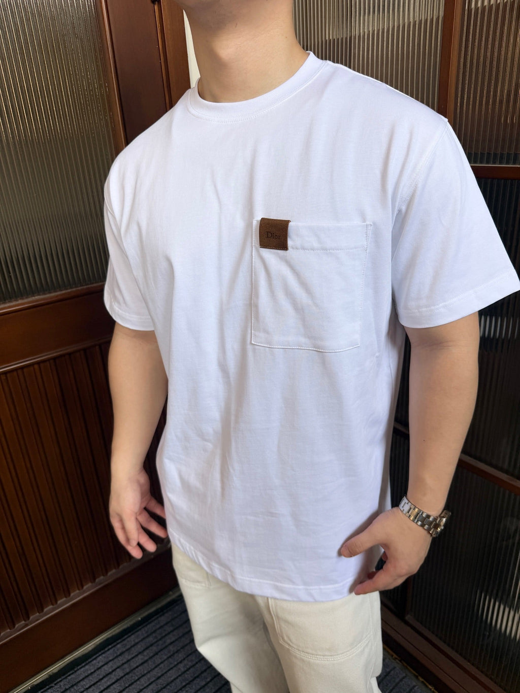 2026 New GS Leather Patch Pocket Short Sleeve (BB795-A10)