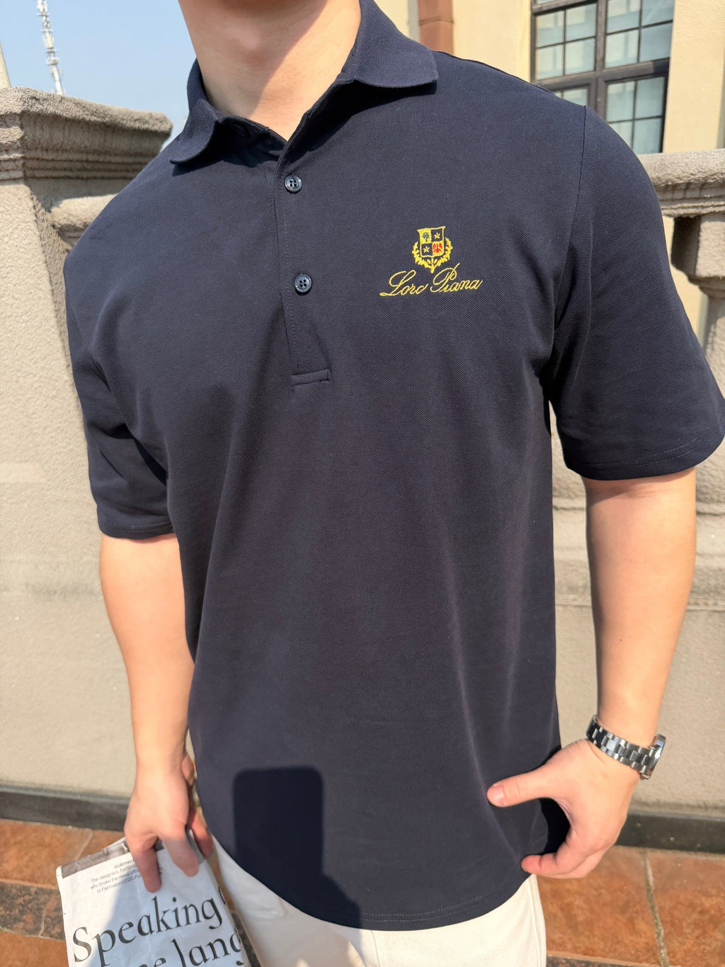 2026 New GS Logo Embroidered Polo Shirt (BB736-A40)