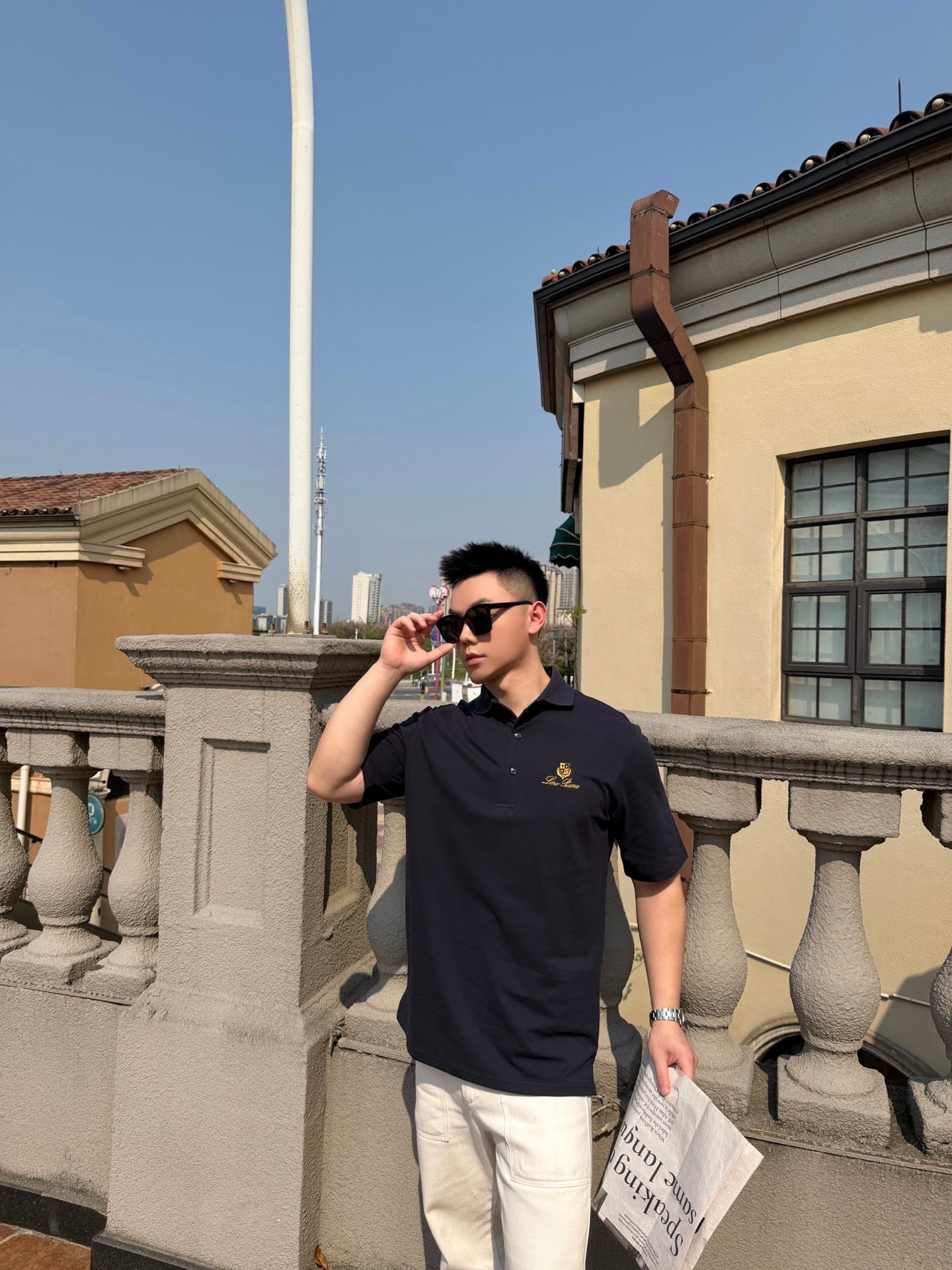 2026 New GS Logo Embroidered Polo Shirt (BB736-A40)