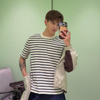 2026 New GS Embroidered Striped Short-Sleeved Jumper (CC965-A75)