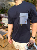 2026 New GS Logo Pocket Short-Sleeved T-Shirt (AA572-A20)