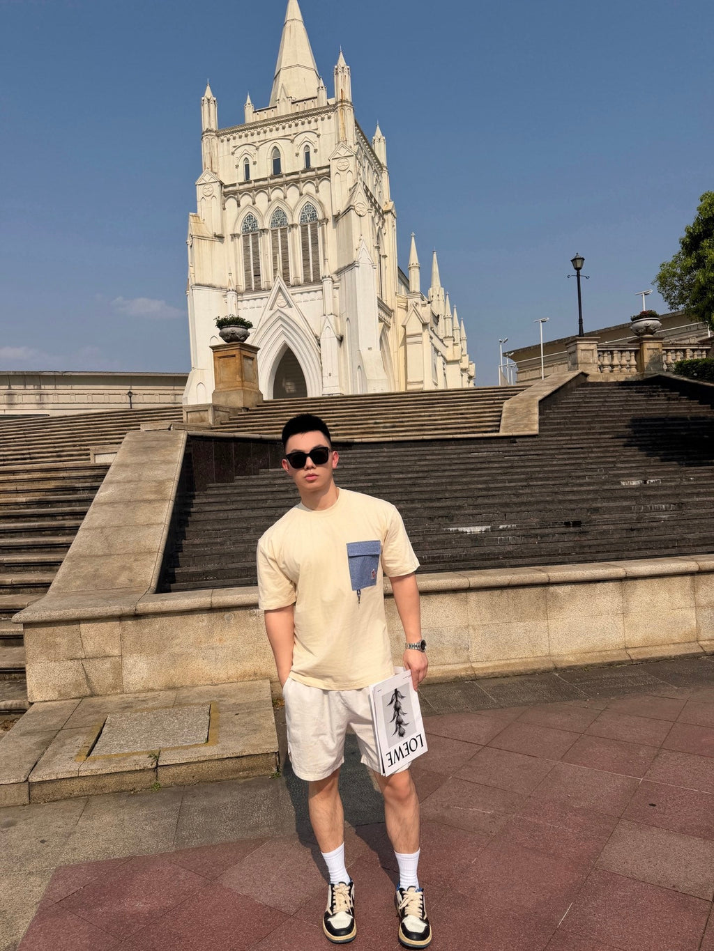 2026 New GS Logo Pocket Short-Sleeved T-Shirt (AA572-A20)