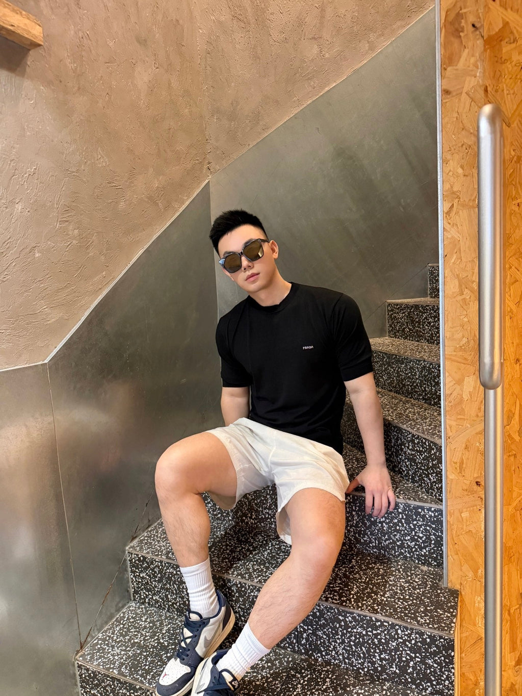 2026 New GS Jacquard Short-Sleeved Jumper (AA590-A40)