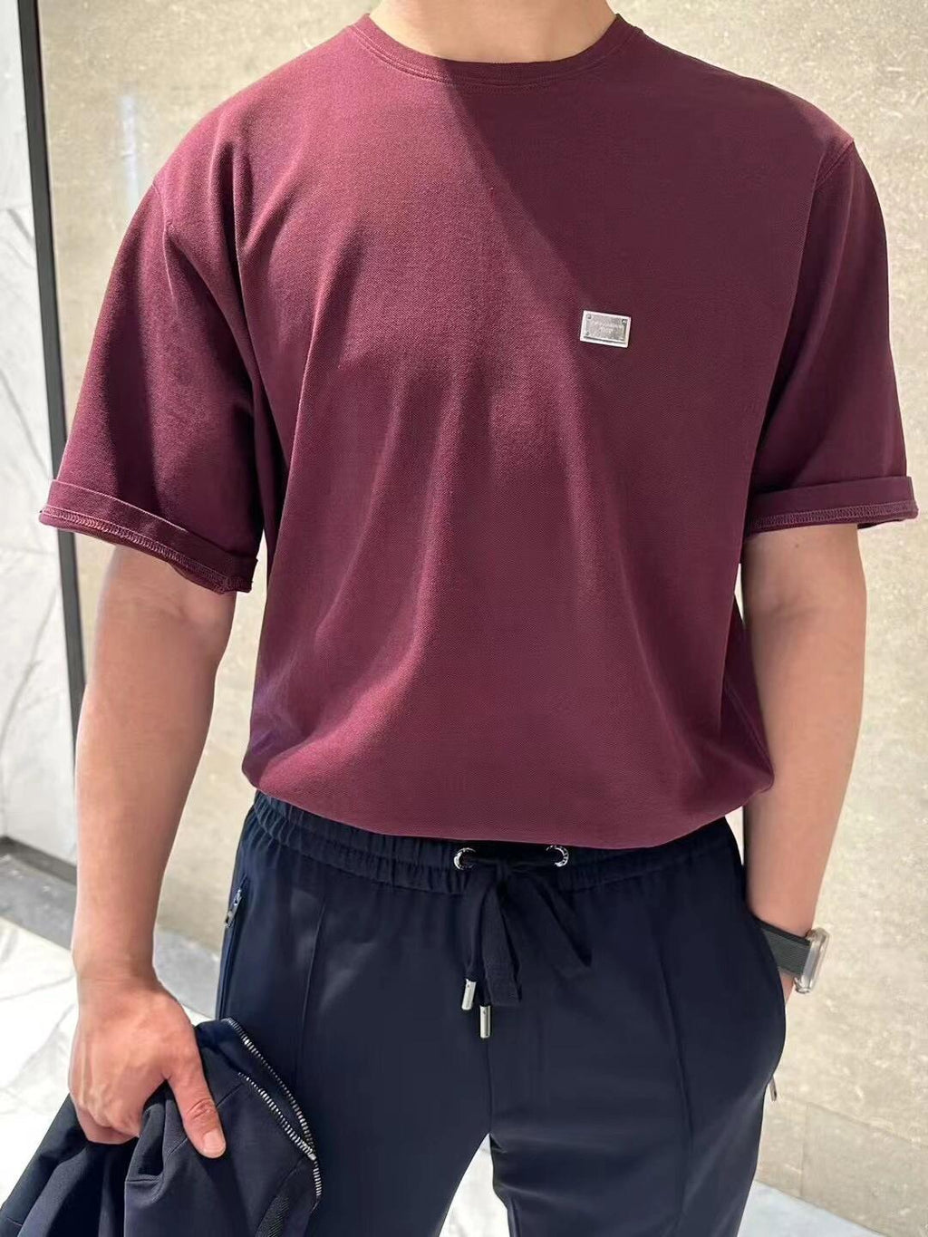 2026 New GS Logo Short-Sleeved T-Shirt (AA584-A10)