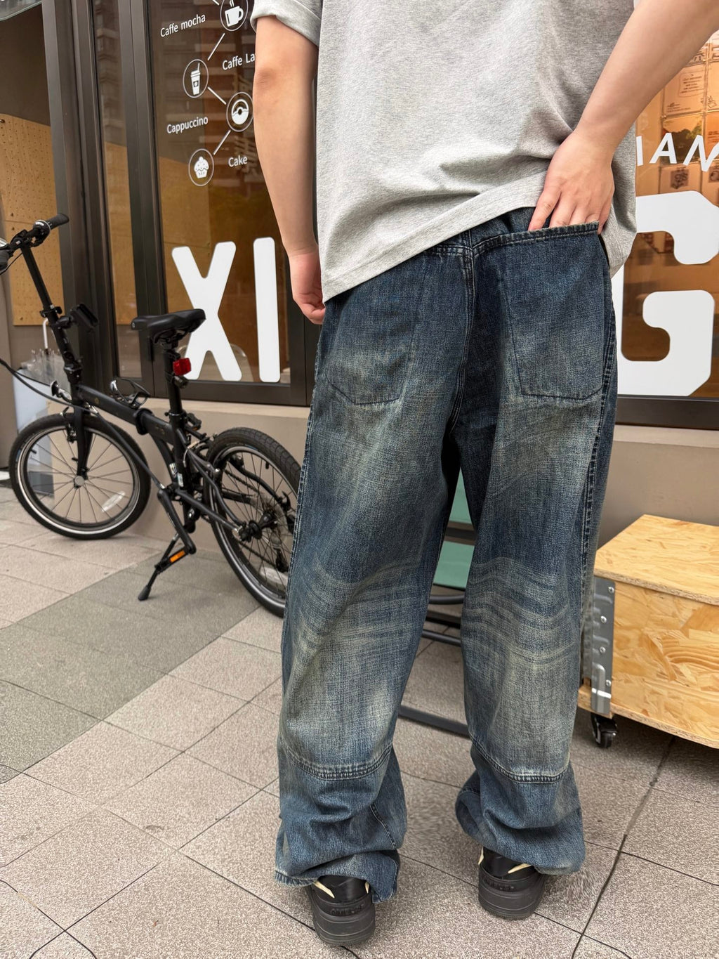 2026 New GS Logo Distressed Long Pants (BB769-C05)