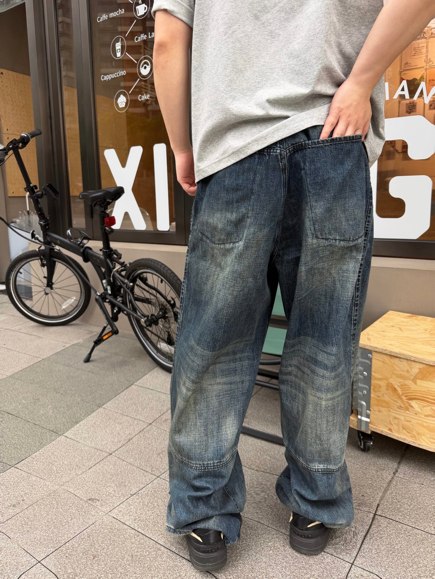 2026 New GS Logo Distressed Long Pants (BB769-C05)
