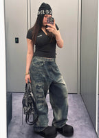 2026 New GS Logo Distressed Long Pants (BB769-C05)