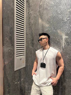 2026 New GS Logo Embroidered Vest (AA582-A00)