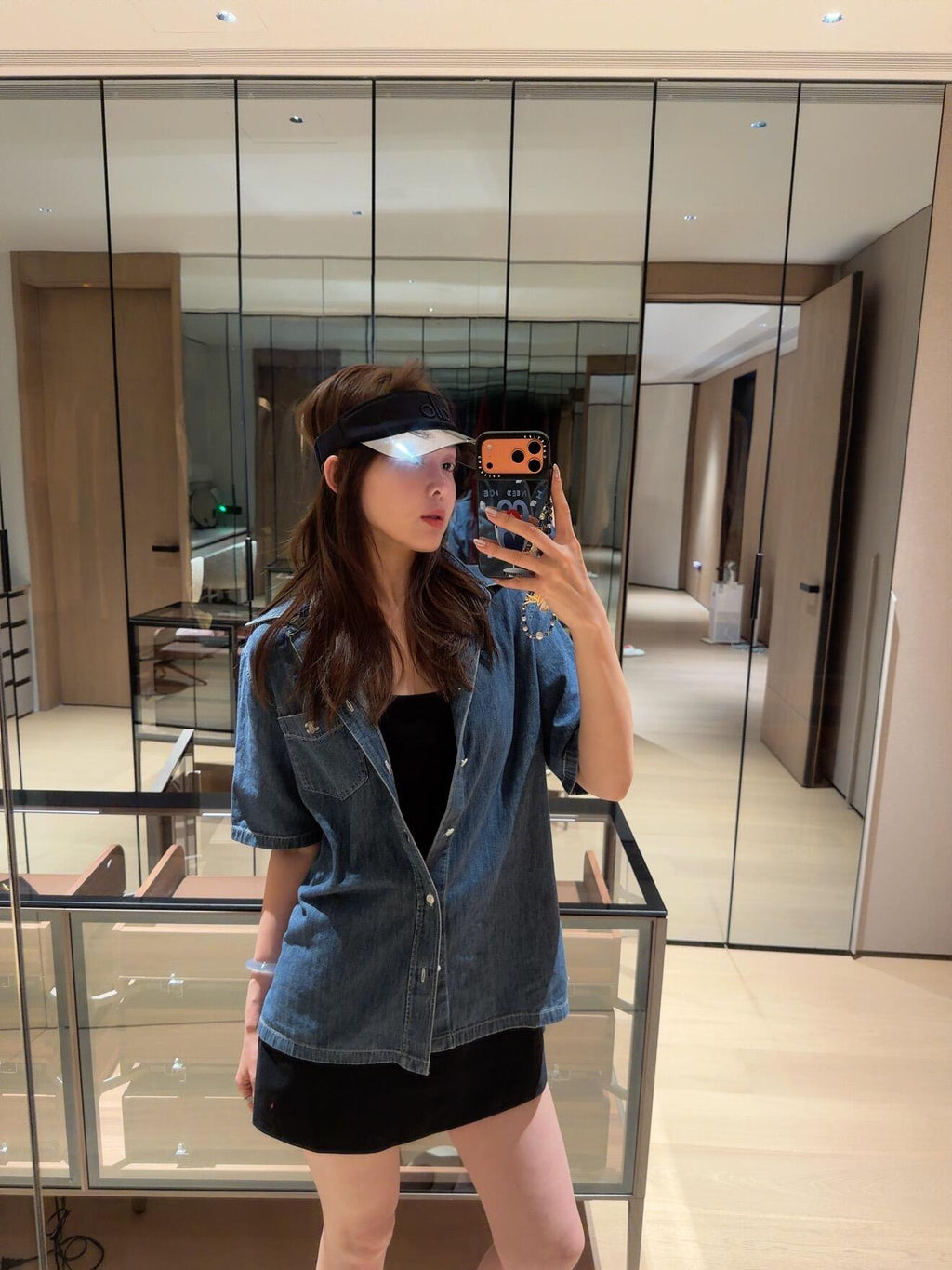 2026 New GS Embroidered Denim Short-Sleeved Shirt (BB810-A80)