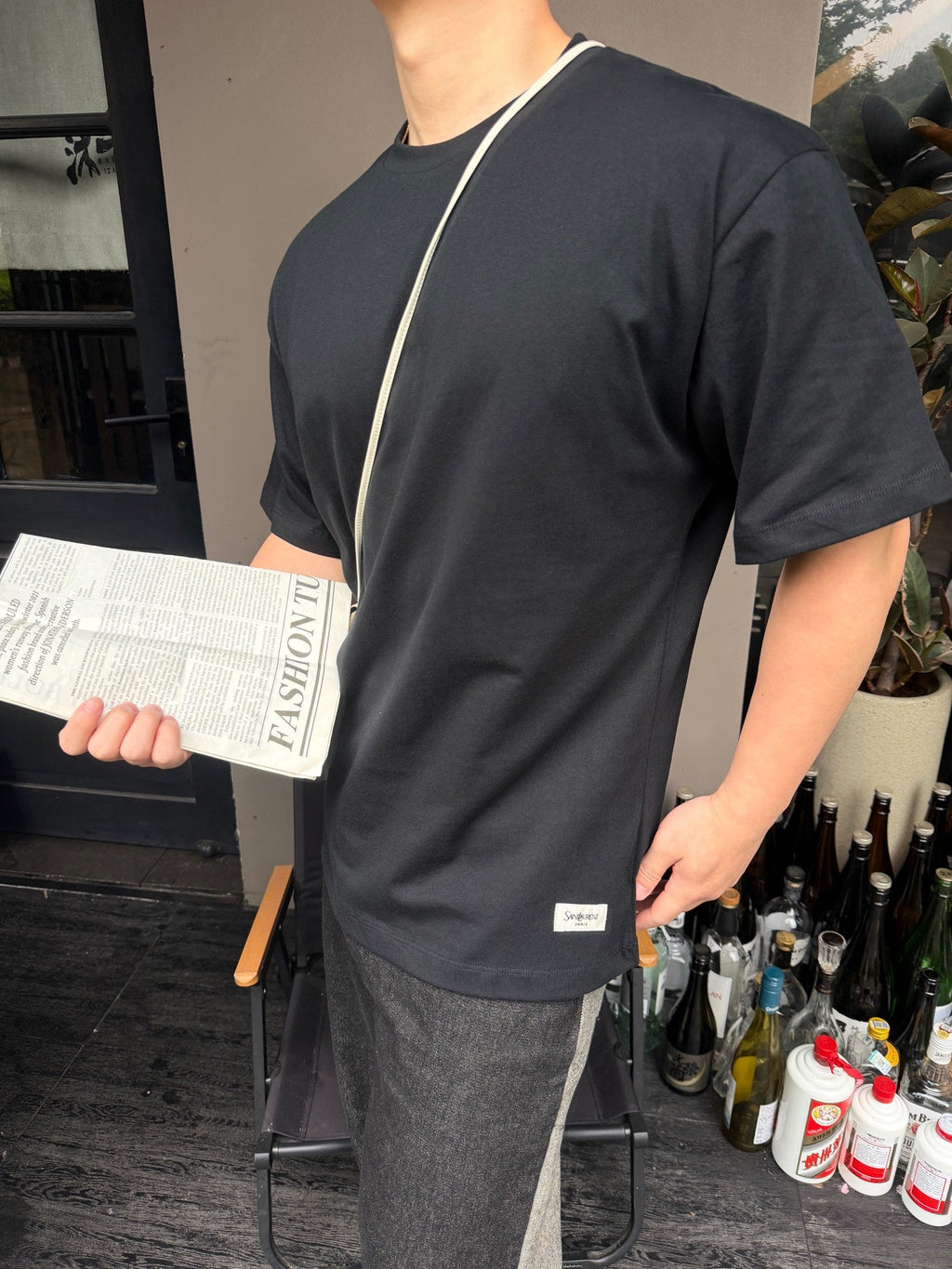 2026 New GS Logo Embellished Short-Sleeved T-Shirt (AA583-A00)