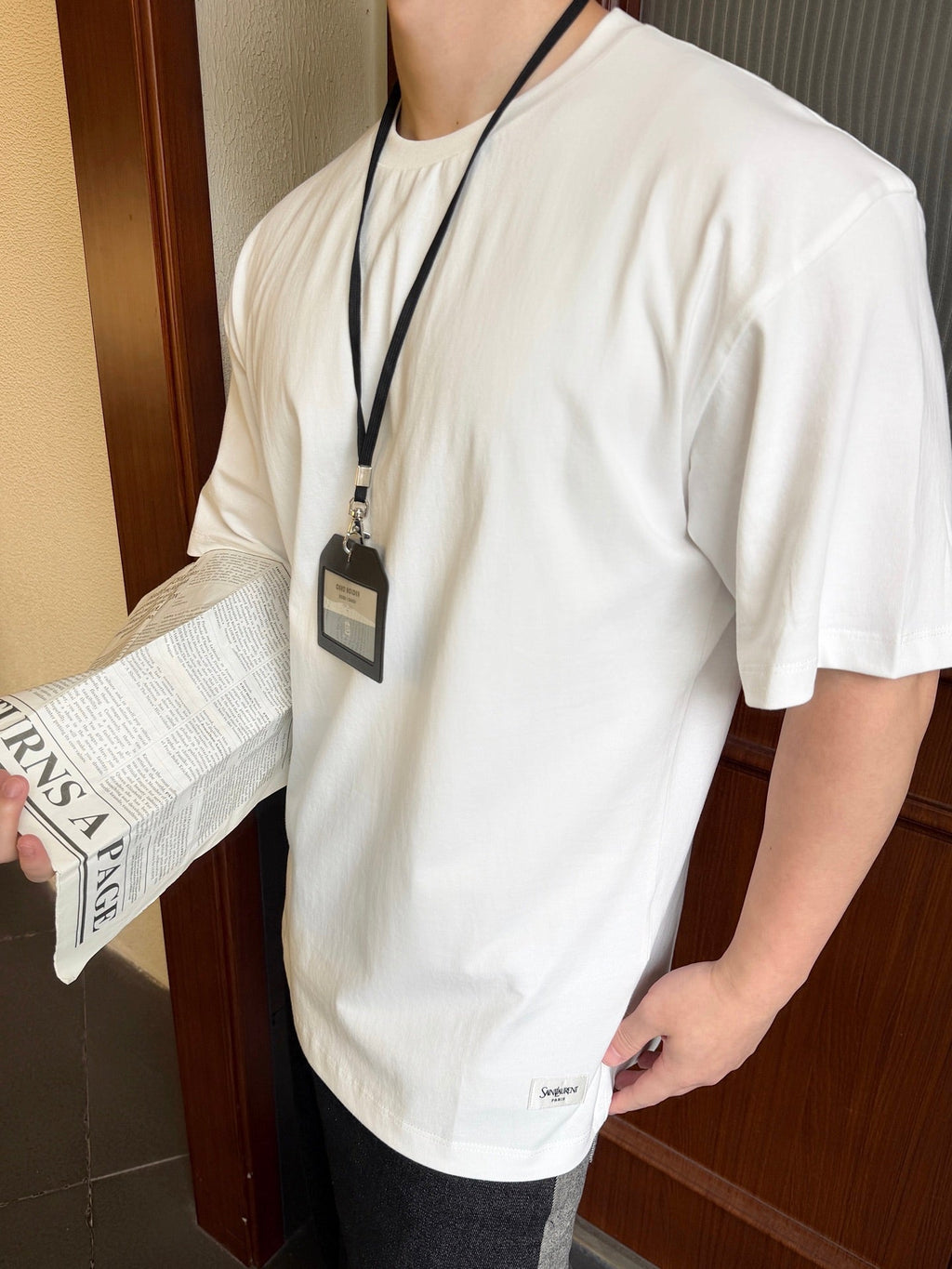2026 New GS Logo Embellished Short-Sleeved T-Shirt (AA583-A00)