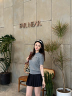 2026 Women’s GS Twisted-Knit Short-Sleeved Jumper (FF720)