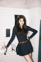 2026 Women’s GS Patchwork Embroidered Striped Skirt (FF706)
