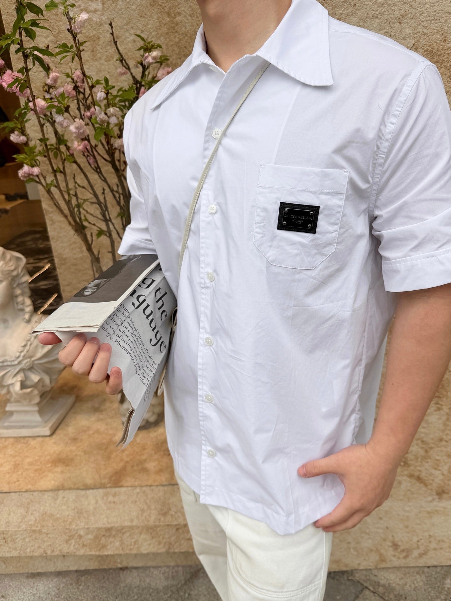 2026 New GS Logo Short-Sleeved Shirt (AA585-A75)
