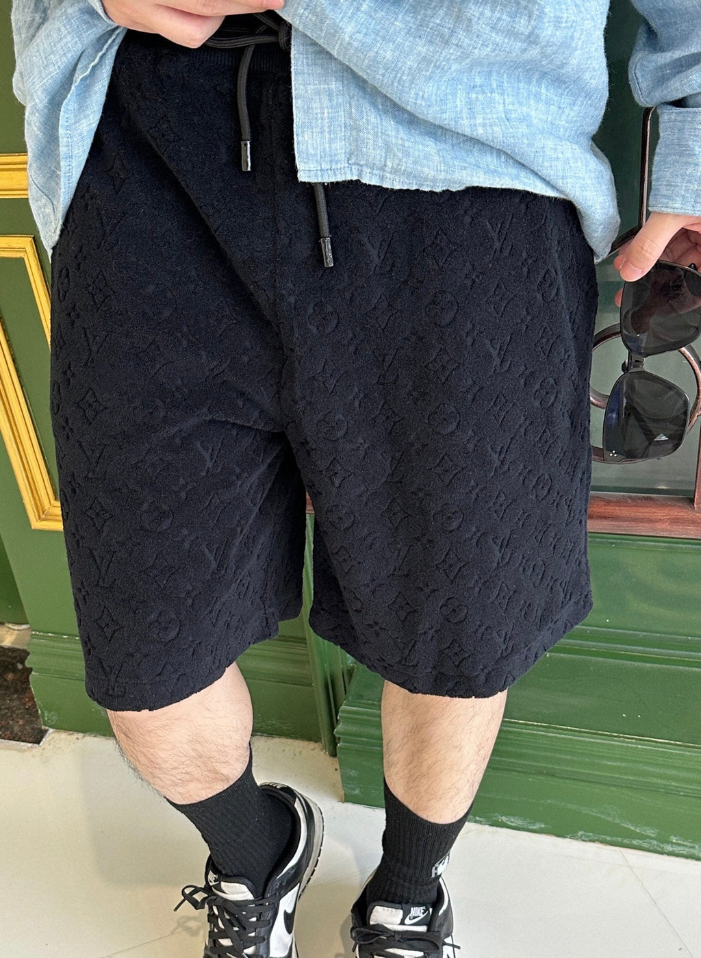 2026 New GS Textured Terry Shorts (55015-A55)