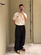 2026 New GS Leather-Trimmed Casual Trousers (BB792-B85)