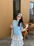 2026 Women’s GS All-Over Print Short-Sleeved Sweatshirt (DD105)