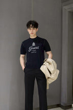 2026 New GS Embroidered Knit Short-Sleeve Top (AA580-A60)