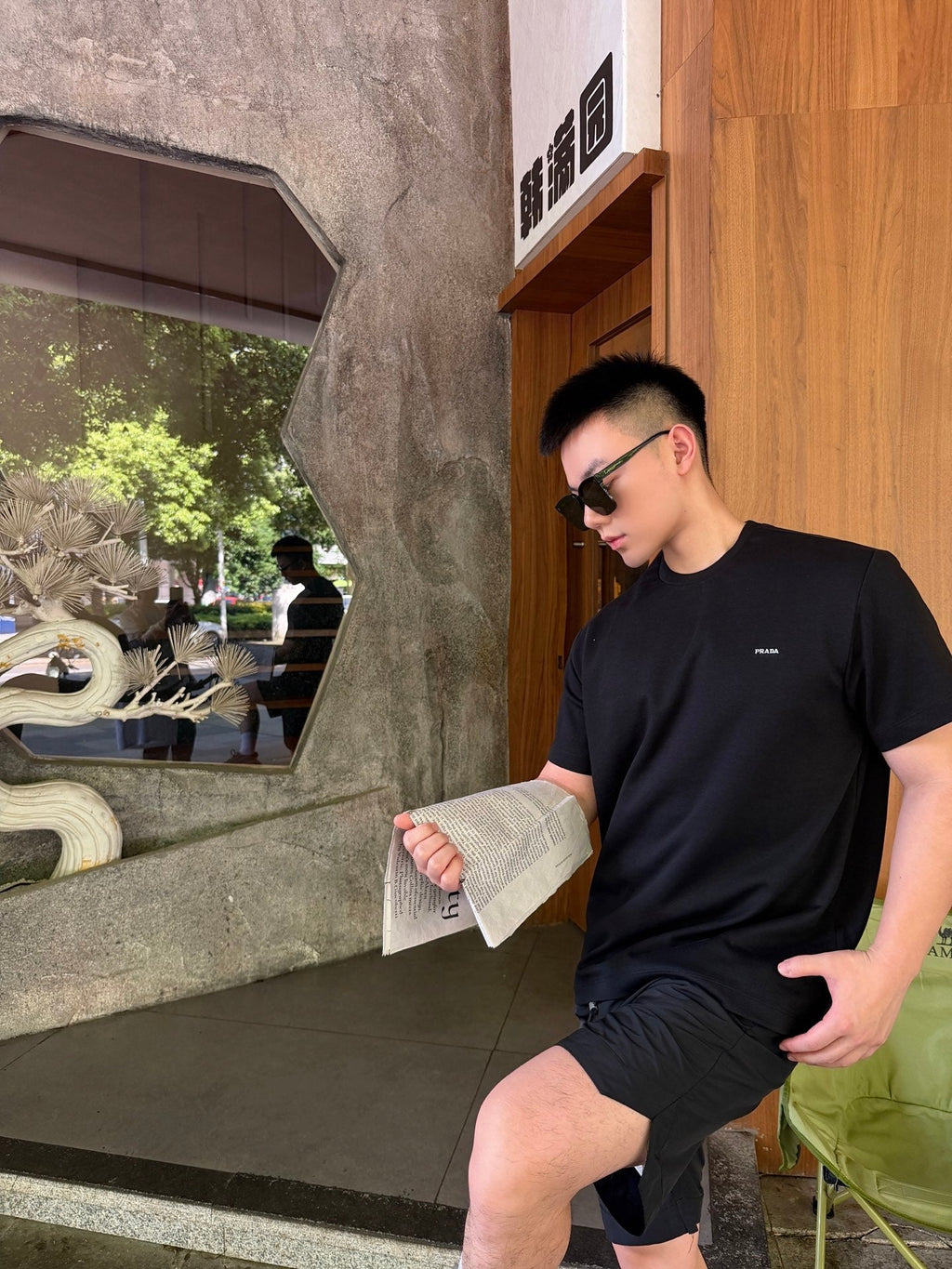 2026 New GS Logo Embroidered Short-Sleeved T-Shirt (CC954-A10)