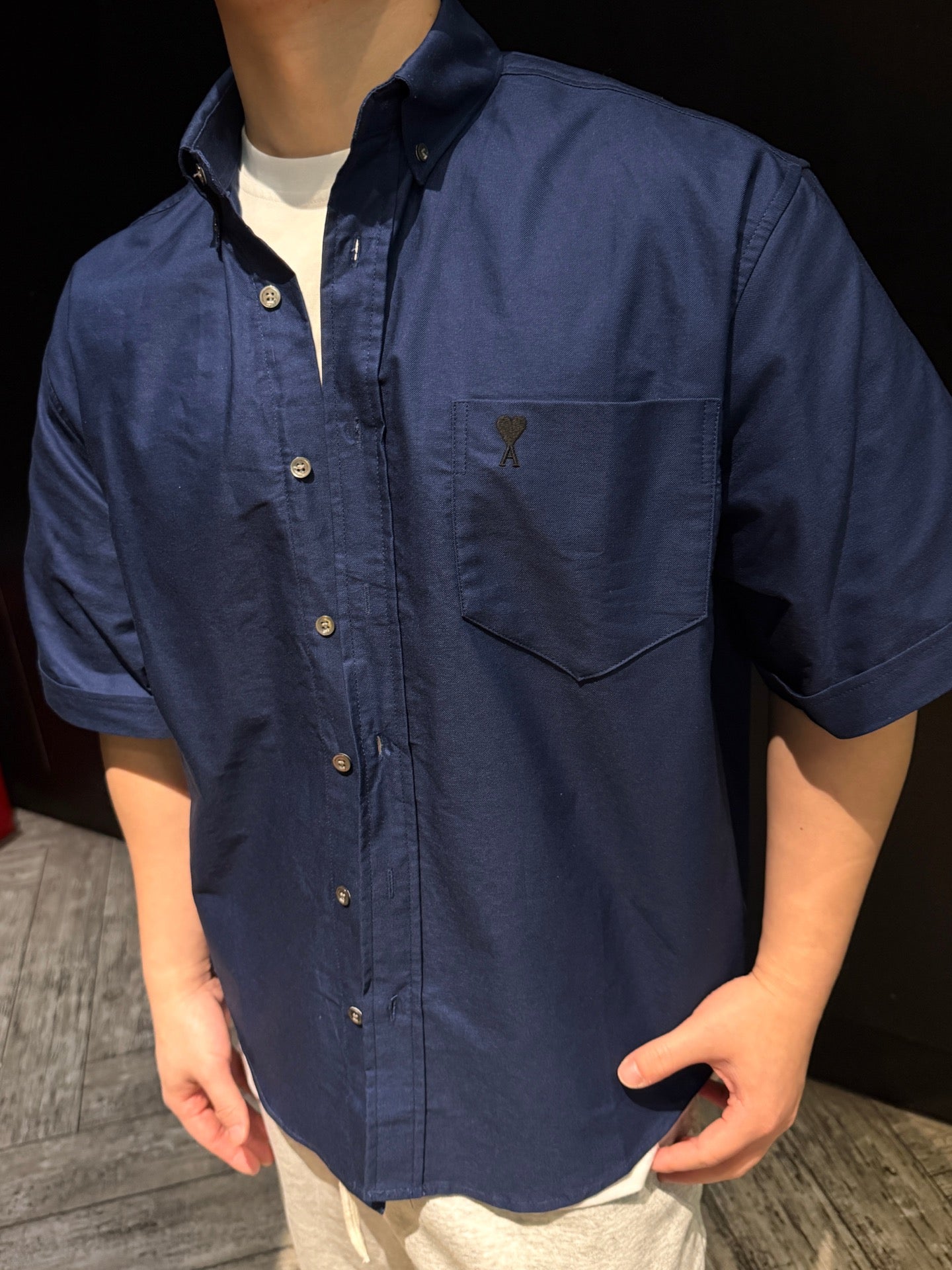 2026 New GS  Short-Sleeved Shirt with Heart Embroidery (BB803-A55)