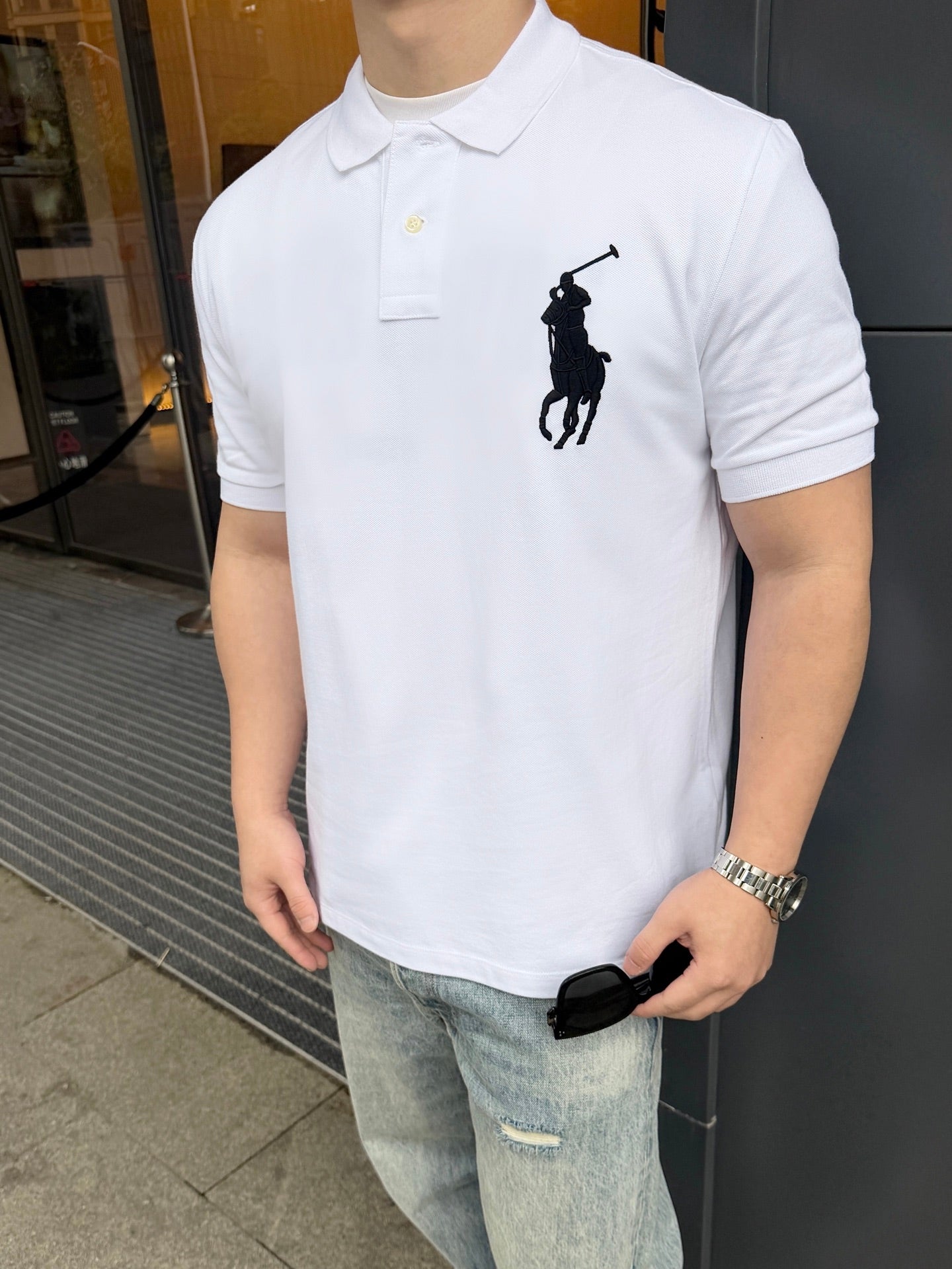 2026 New GS Embroidered Logo Polo Shirt (CC958-A50)