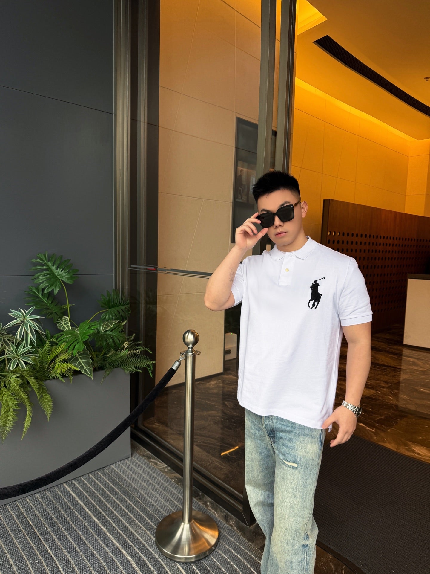 2026 New GS Embroidered Logo Polo Shirt (CC958-A50)