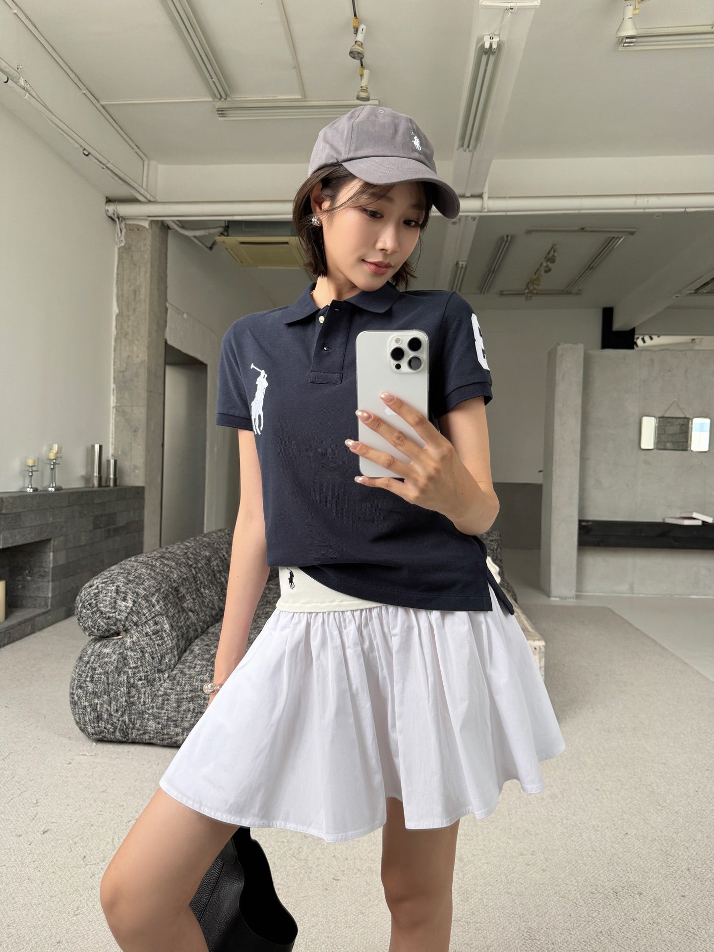2026 Women’s GS Large Embroidered Logo Polo Shirt (FF714)