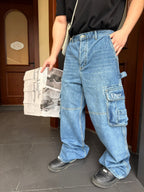 2026 New Arrival GS Pocket Embroidered Workwear Jeans (BB817-B85)