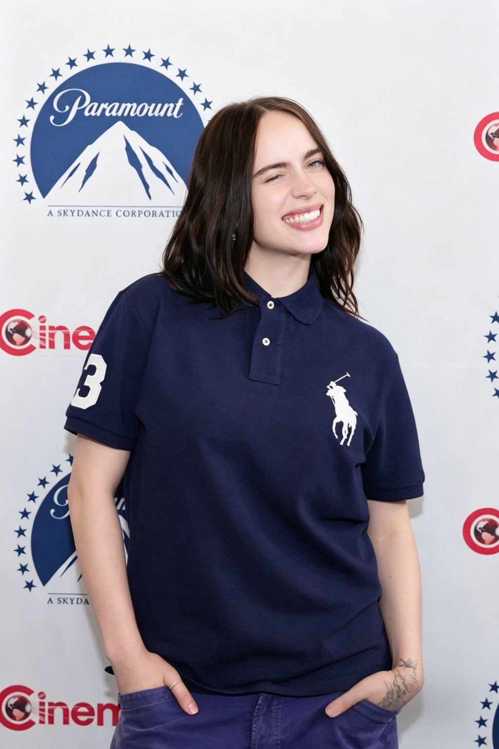2026 Women’s GS Large Embroidered Logo Polo Shirt (FF714)