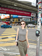 2026 Women’s GS Logo V-neck Top (FF718)